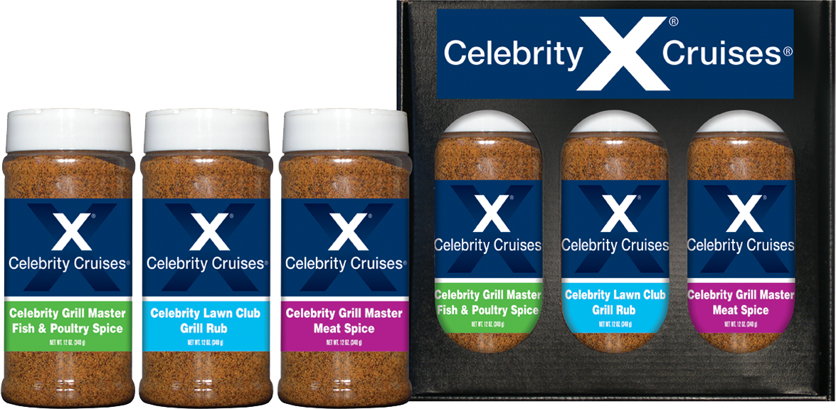 3R16 - Dry Rub Set (3xPint) - Celebrity Cruises