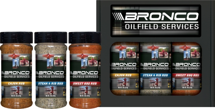 3R8 - Dry Rub Set (3xHalf) - Bronco Oilfield Services