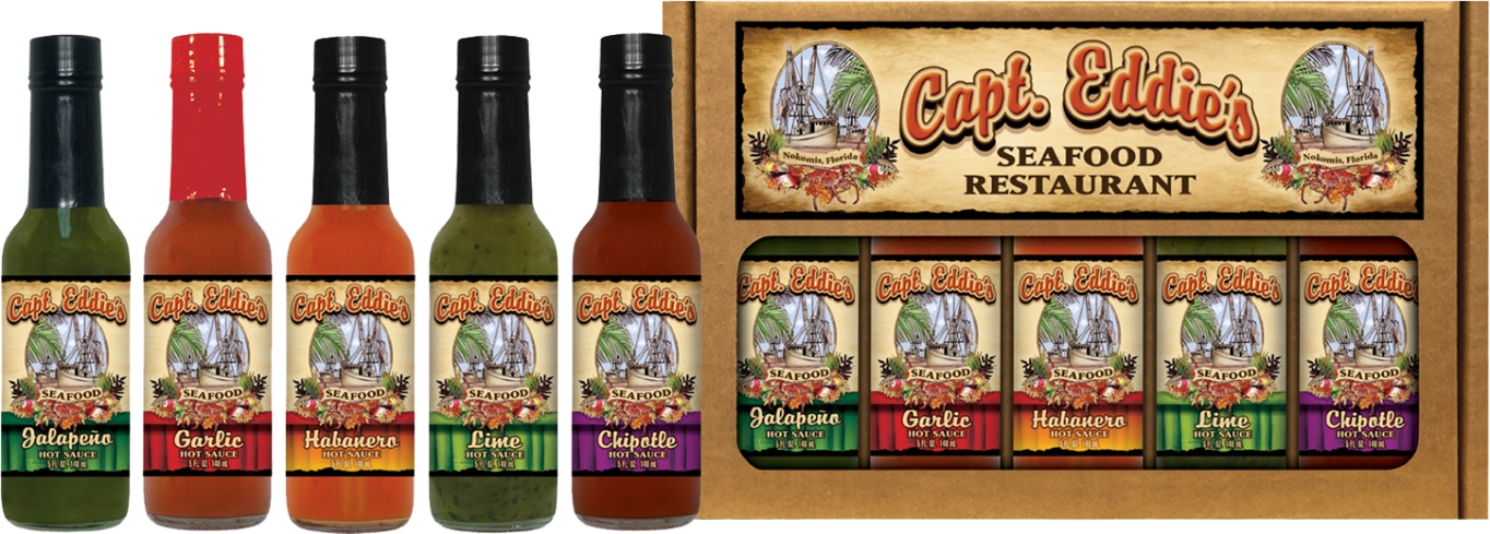 5HS - Five Pepper Pack (5x5oz) - Restaurant - Capt Eddies